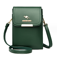 Женская мини сумочка клатч Кенгуру, маленькая сумка для девушек, модный женский кошелек-клатч Зеленый хорошее
