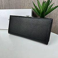 Шкіряний жіночий гаманець клатч стиль Прада в коробочці, люксовий портмоне Prada стиль хороша якість