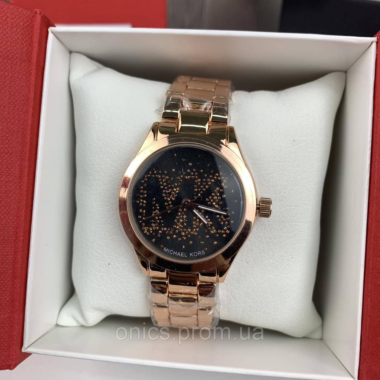 Женские наручные часы Michael Kors качественные . Брендовые часы с браслет золотистые серебристые хорошее - фото 1 - id-p2090014410