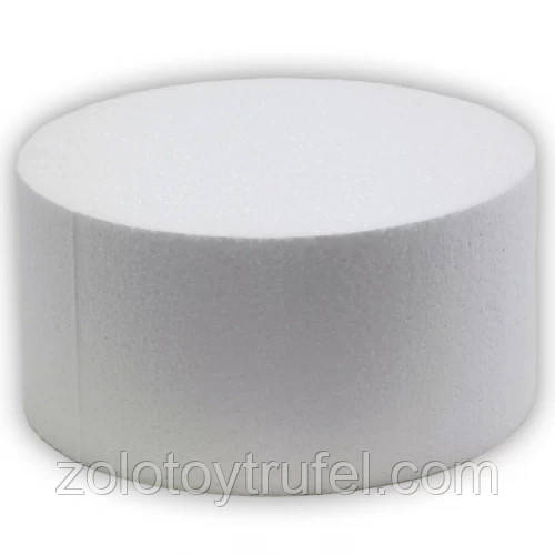 Муляж для торта 30 см h 10 см з пінопласту, фото 1