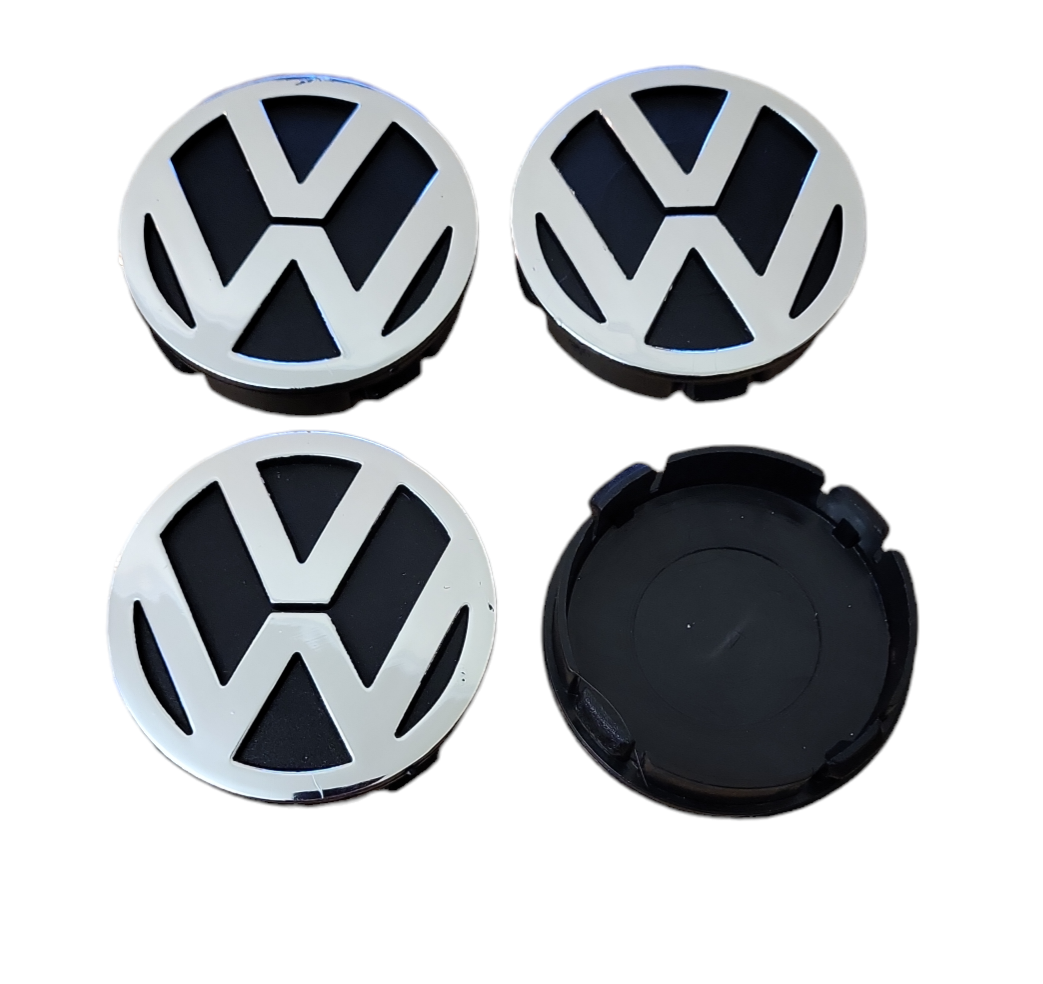 Ковпачки на диски Volkswagen VW Фольцваген 60 мм /56 мм, заглушки на Volkswagen 4 шт