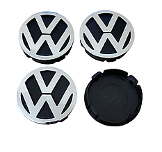 Ковпачки на диски Volkswagen VW Фольцваген 60 мм /56 мм, заглушки на Volkswagen 4 шт