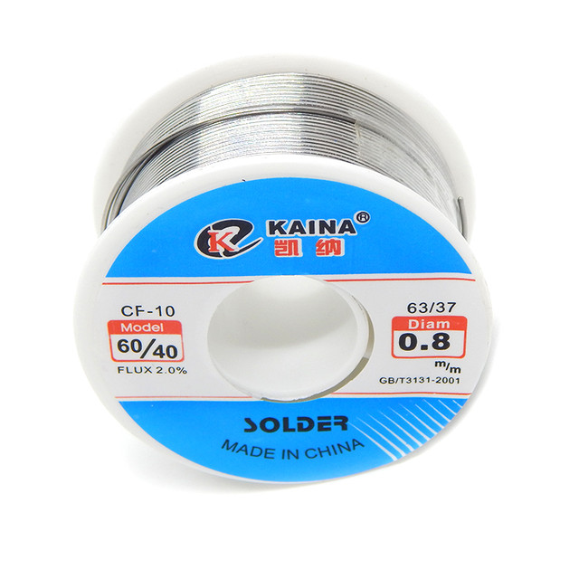 Паяльний припій KAINA 100g (Sn 60% Pb 40%) - 0.8 мм