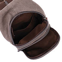 Мужская текстильная сумка через плечо с уплотненной спинкой Vintagе 22173 Серый хорошее качество