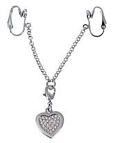 Затискач для клітора Intimate Heart-shaped Chain, фото 3