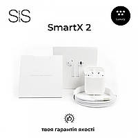 Бюджетные беспроводные вкладыши SmartX 2 Luxury с удобным дизайном, Качественные Bluetooth-наушники