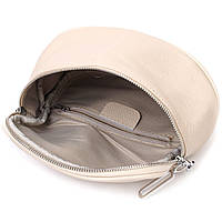 Современная женская сумка через плечо из натуральной кожи 22115 Vintage Белая хорошее качество