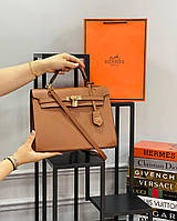 Hermes Kelly Bag Brown 30х24 женские сумочки и клатчи хорошее качество хорошее качество