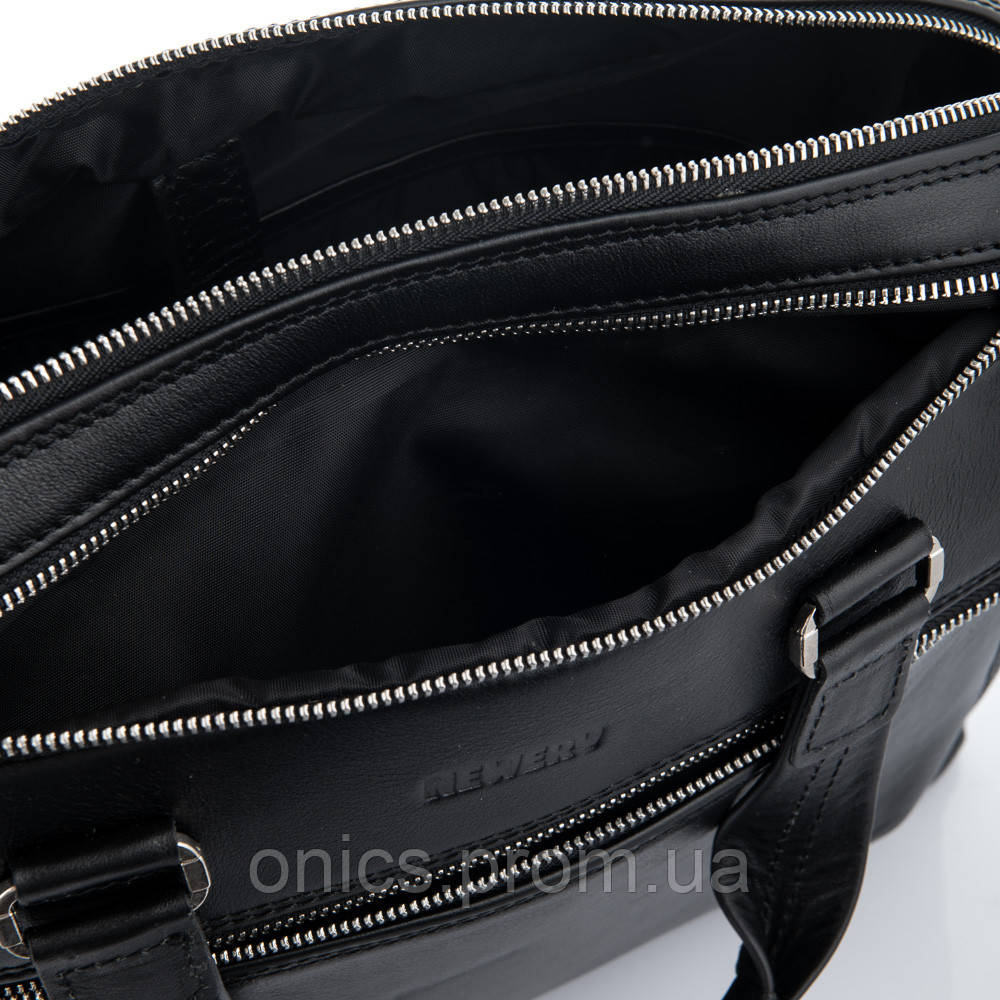 Мужская деловая сумка для ноутбука Newery N005GA хорошее качество - фото 6 - id-p2090030601