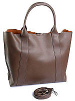 Жіноча шкіряна сумка 069 Coffee.Купити жіночі сумки гуртом і в роздріб із натуральної шкіри в Україні