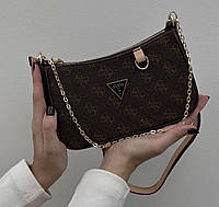 Guess Mini Bag Brown 20х13х5 женские сумочки и клатчи хорошее качество хорошее качество