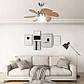 Стельовий вентилятор VidaXL Home коричневий, фото 5