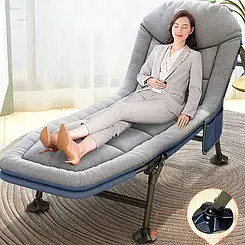 Розкладне м'яке ліжко з ніжками 178х56х28 см M