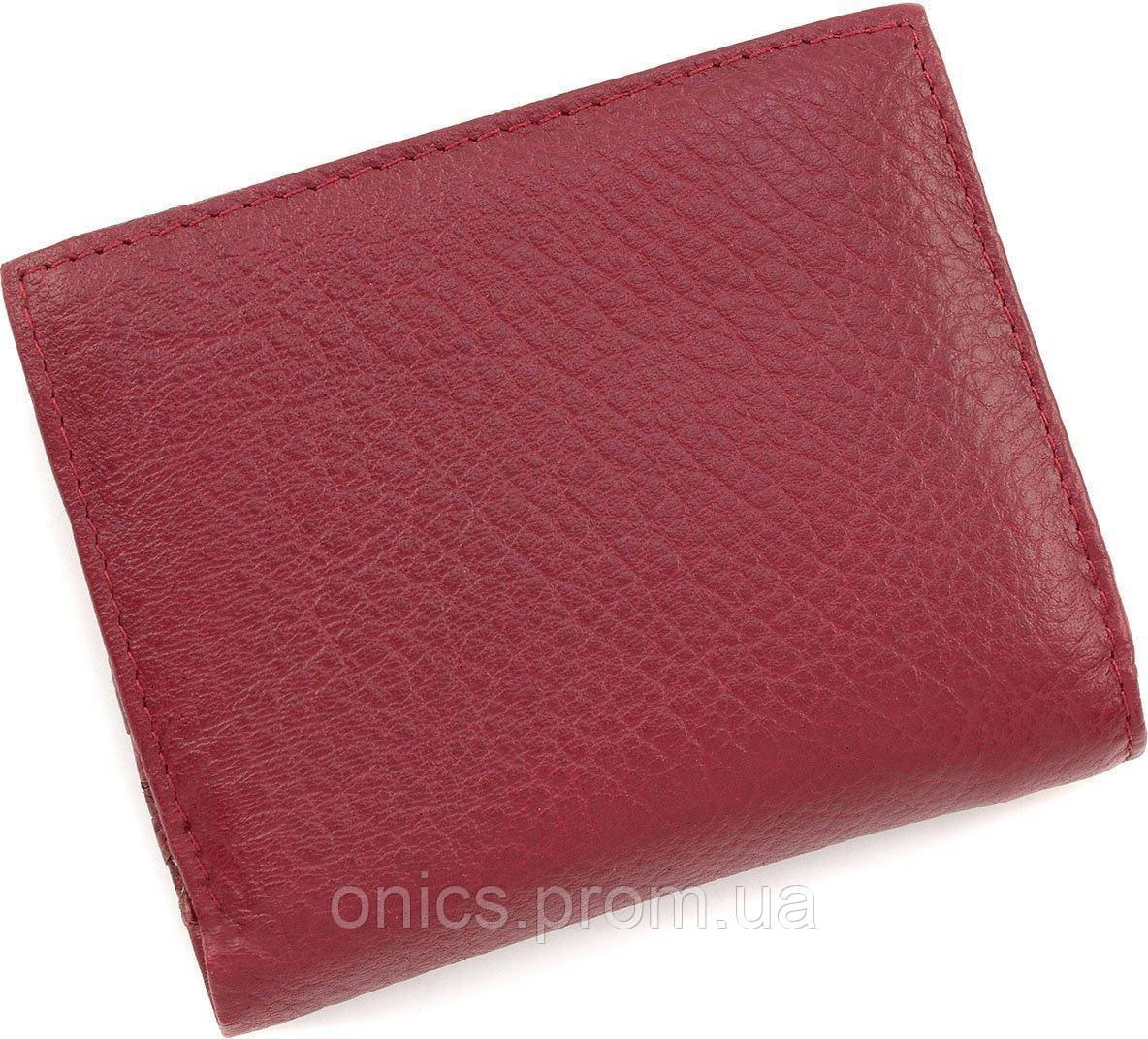 Бордовый маленький кошелёк женский Marco Coverna MC-2036-4 хорошее качество - фото 4 - id-p2090031078