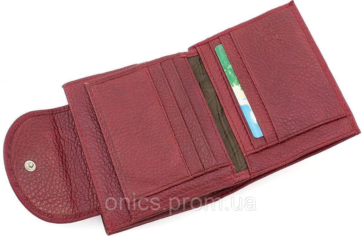 Бордовый маленький кошелёк женский Marco Coverna MC-2036-4 хорошее качество - фото 6 - id-p2090031078