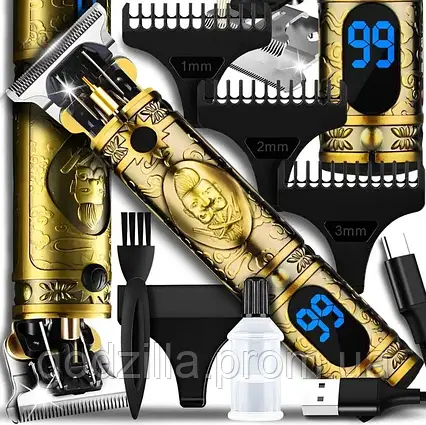 Акумуляторний трімер бритва для стрижки голови,бороди