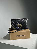 Pinko Large Love Bag Click Big Chevron Black 25 х 17 х 8 см женские сумочки и клатчи хорошее качество