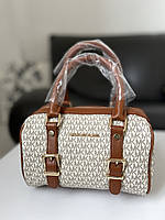 Michael Kors Speedy beige brown 22*14 женские сумочки и клатчи хорошее качество хорошее качество