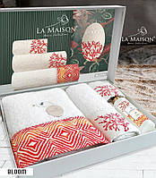 Подарочный набор полотенец La Maison, 3 шт. с ароматом Bloom