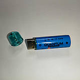 Акумулятор QUANTUM Li-Ion AA 1,5V 1100mAh, USB, фото 3