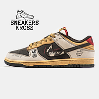 Мужские кроссовки Nike SB Dunk Low x Stussy 40th, Кеды Найк СБ Данк Лоу, Nike dunk premium 44