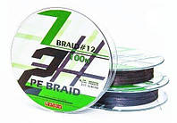 Шнур BratFishing Braid #12 Black 100м 0,12мм