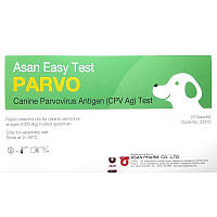 Экспресс-тест ASAN Easy Test Парвовирус у собак СPV-Ag Parvo, Корея 1шт