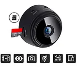 Бездротова міні камера IP A9 з WiFi та датчиком руху FullHD 1080, екшн мініатюрна відеокамера USB, фото 6