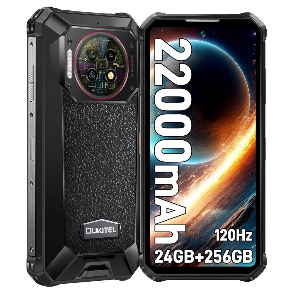 Смартфон протиударний Oukitel WP19 Pro 8/256Gb 22000 mAh телефон ...