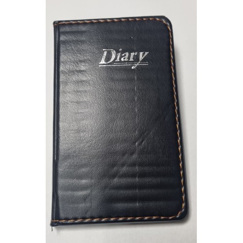 Блокн. шкір. зам. No 8912-60К Diary чорний 9*15,5см