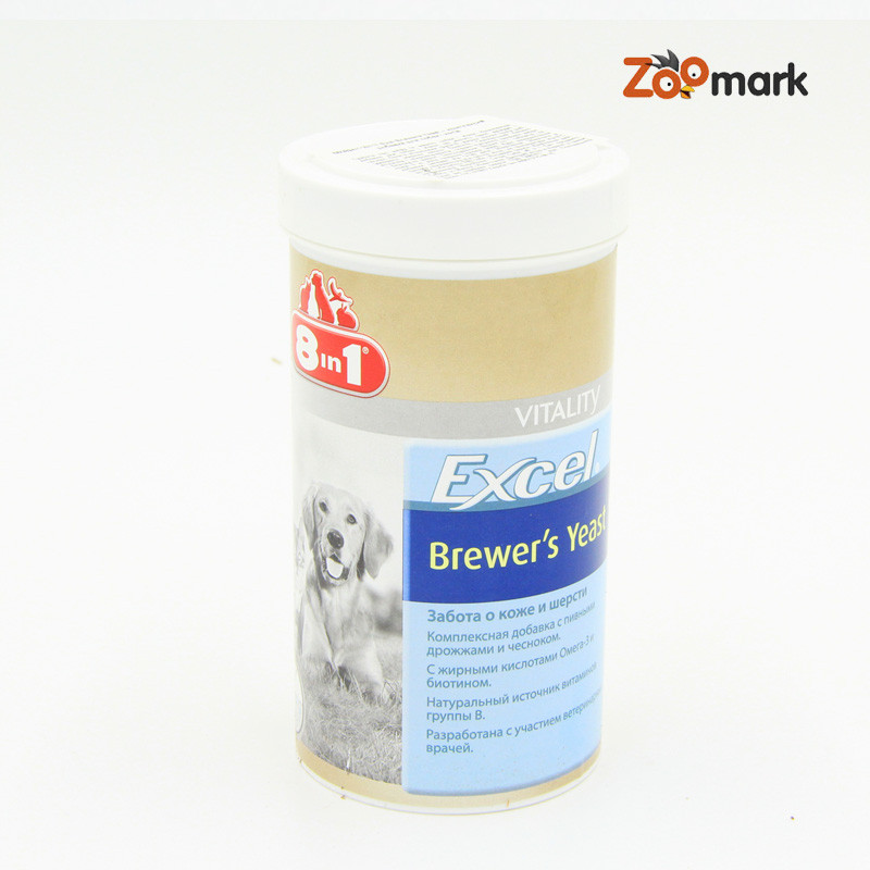 8 in 1 Browers Yeast (Бреверс) вітаміни для собак і котів для шерсті 780 таблеток