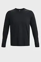 Чоловічий чорний лонгслів Meridian Longsleeve Underwear футболка з довгим рукавом бавовна Чорний, фото 3