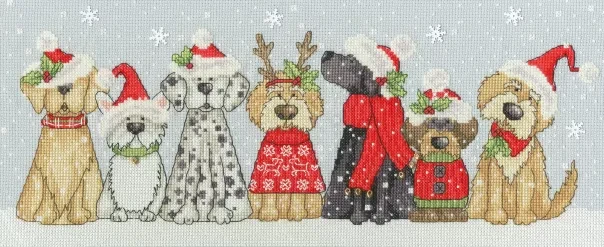 Набір для вишивки від Bothy Threads Holiday Hounds / Halloween & Christmas Collection Karen Tye Bentley Artis