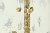 Кігтеточка Арлекін джутова основа 3737 см Сіра
