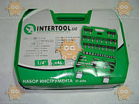 Набор инструмента 46 единиц 1/4 (пр-во Intertool) ET-6046