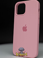 Чехол с закрытым низом на Айфон 13 Розовый / Silicone Case для iPhone 13 Pink