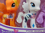 Ігровий набір фігурок My Little Pony  H1902  Поні  12 см з волоссям, крильцями, скейтом  6 штук  + ПОДАРУНОК, фото 3