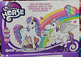 Ігровий набір фігурок My Little Pony  H1902  Поні  12 см з волоссям, крильцями, скейтом  6 штук  + ПОДАРУНОК, фото 6