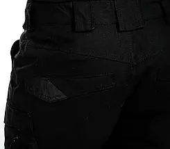 Брюки тактичні Pentagon Чорні,Тактичні військові чорні штани,Штани рип-стоп чорні для поліції, фото 3