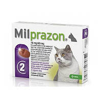 Милпразон для кошек для котов 2-8кг 4 таб