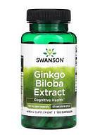 Гинко билоба Swanson Ginkgo Biloba Extract 60 mg 120 капсул