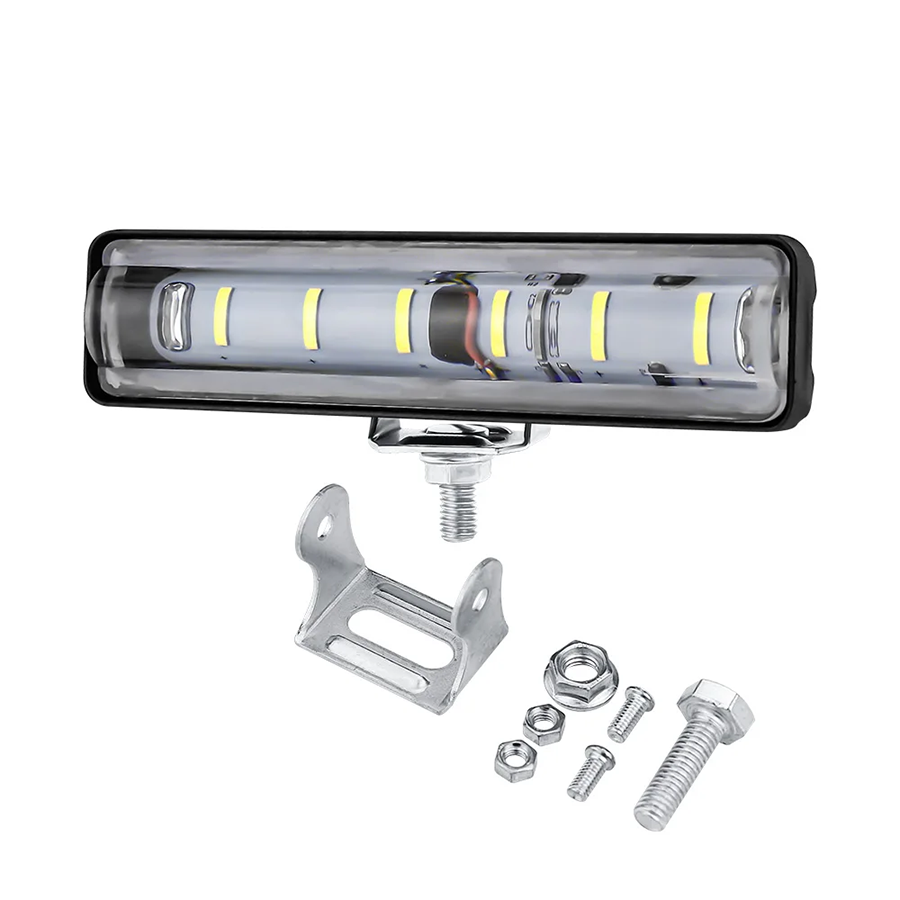 Додаткова світлодіодна LED фара, 6D лінза 18 W, 145 х 35 мм, 9-30 B, фото 1