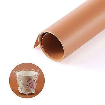 100x200 см коричневий (кавовий) ПВХ Фон для знімання Visico PVC-1020 Coffee