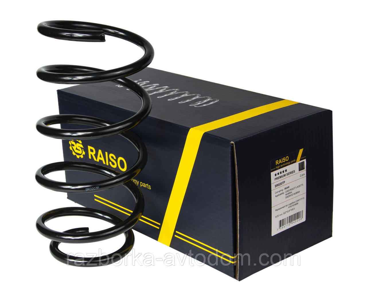Пружина задня Raiso (Швеція) Шевроле Лачетті Chevrolet Lacetti #SR020TP UAVCTHT17