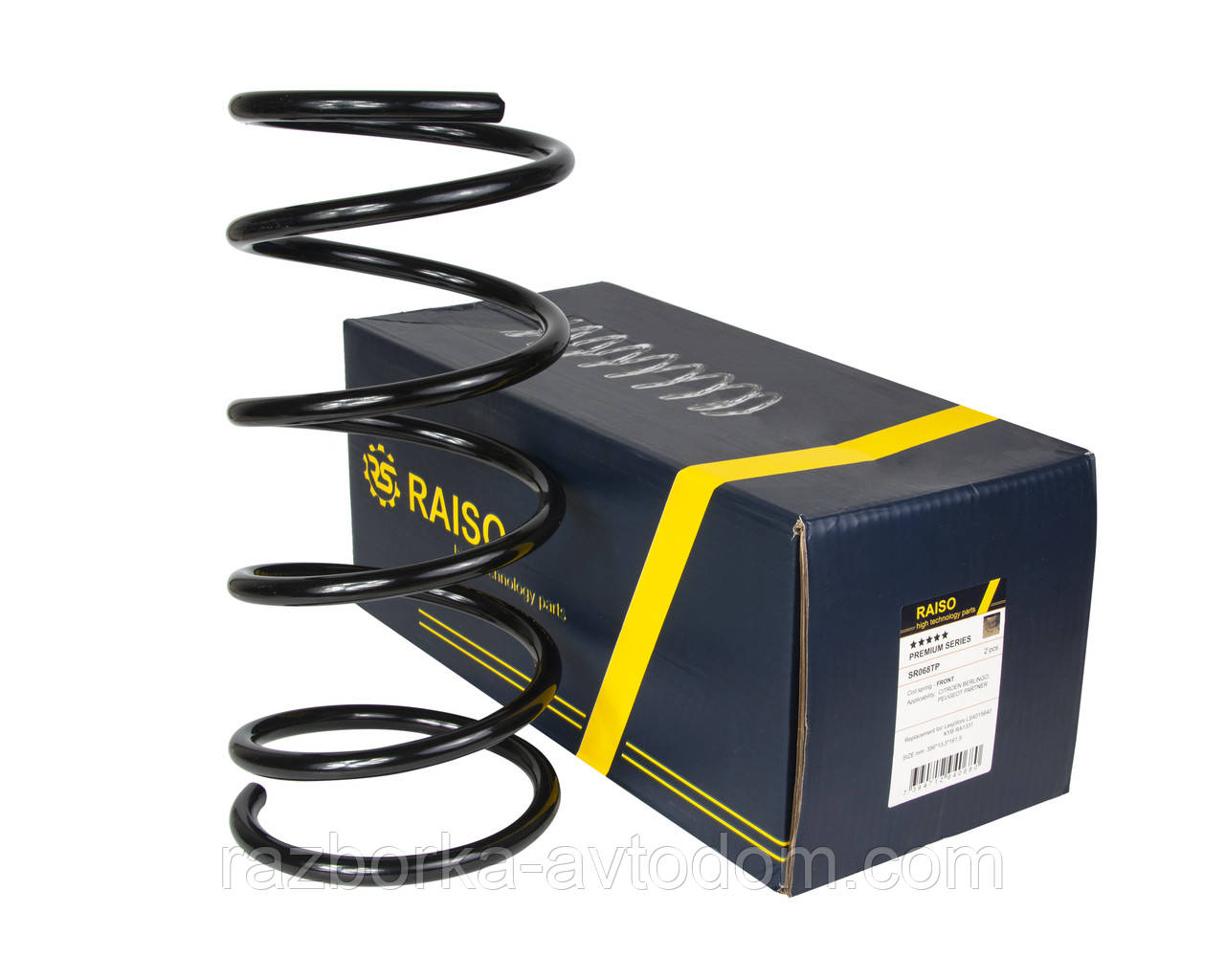 Пружина передня Raiso (Швеція) VW Golf V/Skoda Octavia A5, Гольф 5/Октавия А5 2003- #SF025TP UANOIQB17