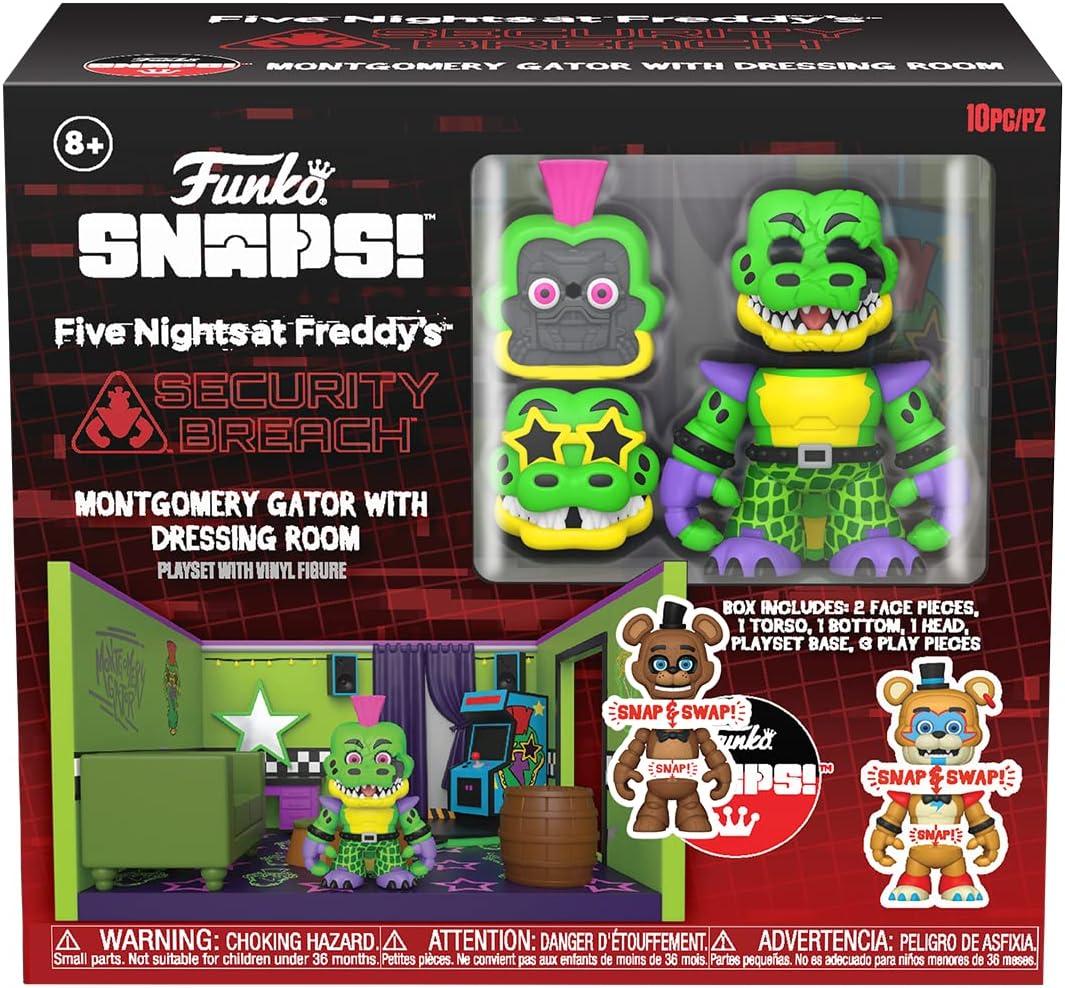 Ігровий набір Five Nights at Freddy's Snap Security Room Фанко! 5 ночей з фредді Монтгомері Гатор з гримеркою