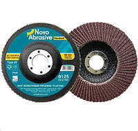 Круг лепестковый торцевой Novoabrasive Standart 125*22.2 P60 (Т27)