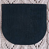 Клапан для в'язаної сумки.  Зелений пітон, фото 5