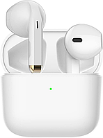 Наушники Bluetooth, беспроводная связь-вкладыш, шумоподавление для захватывающего звука(белые)