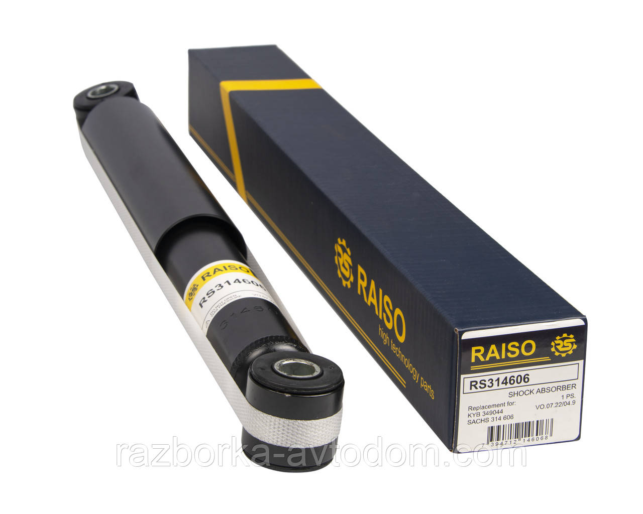 Амортизатор задній Raiso (Швеція) Mercedes Sprinter 906, Мерседес Спрінтер 906 06- #RS314606 UAOMMAK17